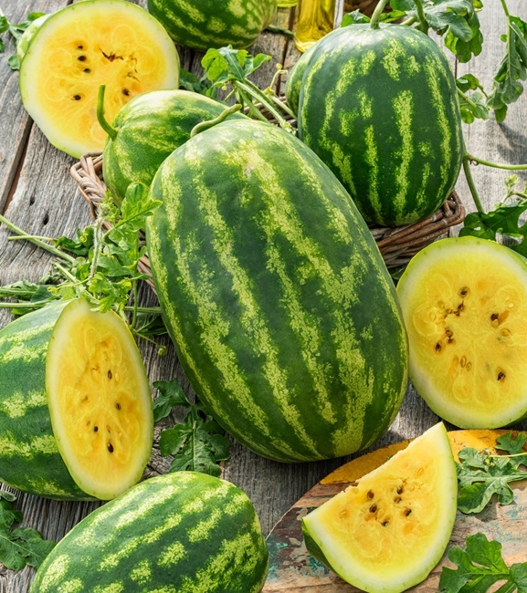 Arbuz Luteo 7 szt. nasiona arbuza żółty miąższ słodki plenna odmiana