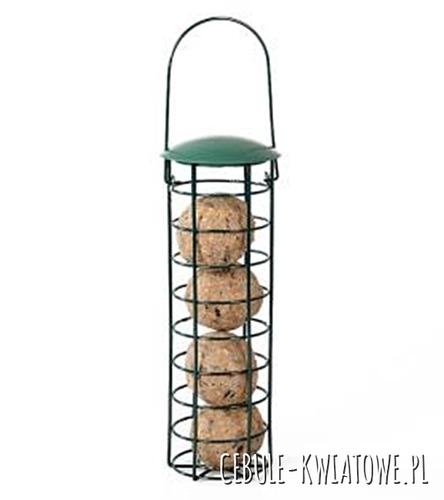 Karmnik Metalowy z Karmą Ptasie Pyzy 4x90g