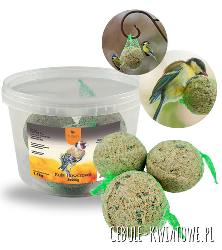 3 kule tłuszczowe 500g we wiaderku