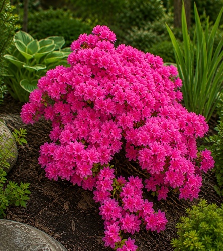 Rhododendron obtusum - Azalia japońska Kermesina Rose 1 szt.