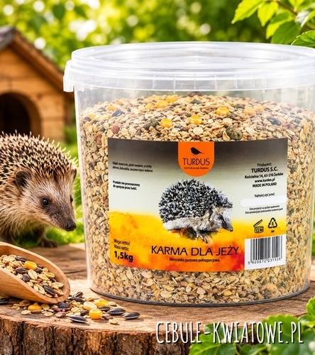Karma dla jeża 1,5 kg wiaderko