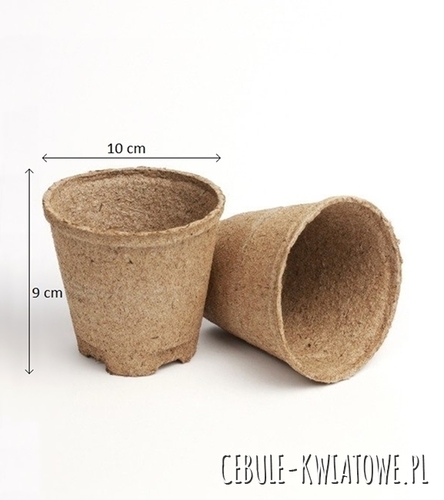 Doniczki torfowe okrągłe 10x9 10szt