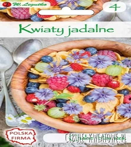 Kwiaty jadalne - Chaber bławatek niebieski
