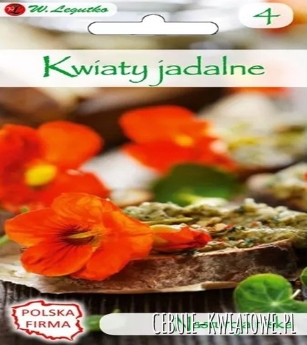 Kwiaty jadalne - Nasturcja niska Tom Thumb mieszanka